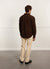 Stripe Pearce Oversized Shirt | Corduroy | Tan