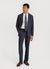 Check Tailored Trousers | Navy