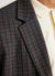 Mini Check Tailored Blazer | Grey