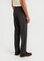 Mini Check Pleated Tailored Trousers | Grey
