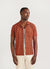 Textured Cuban Shirt | Brick