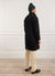 Trench Coat | Casentino Wool | Black