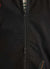 Zip Overshirt | Embroidered Cotton Twill | Black