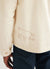Zip Overshirt | Embroidered Cotton Twill | Ecru
