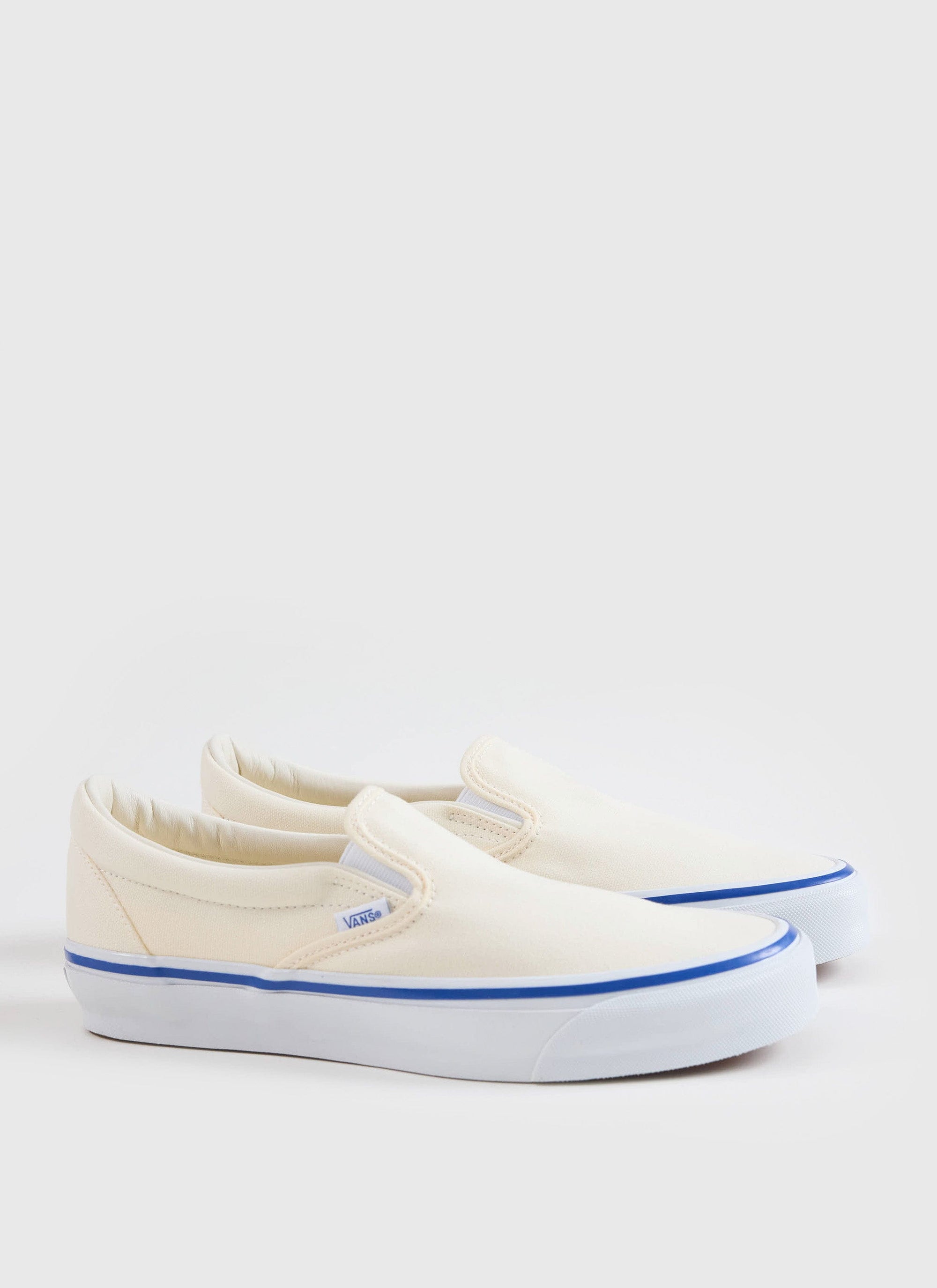 Men's Vans Slip-On Reissue 98 Shoes | Off White | Percival Menswear