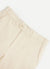 Straight Leg Trouser | Cotton Twill | Ecru