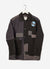 Patchwork Anderson Jacket | Black with Blue