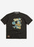 Perci Raiders Oversized T Shirt | Organic Cotton | Washed Black