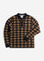 Houndstooth Rugby Shirt | Mohair | Tan