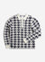 Houndstooth Rugby Shirt | Mohair | Ecru