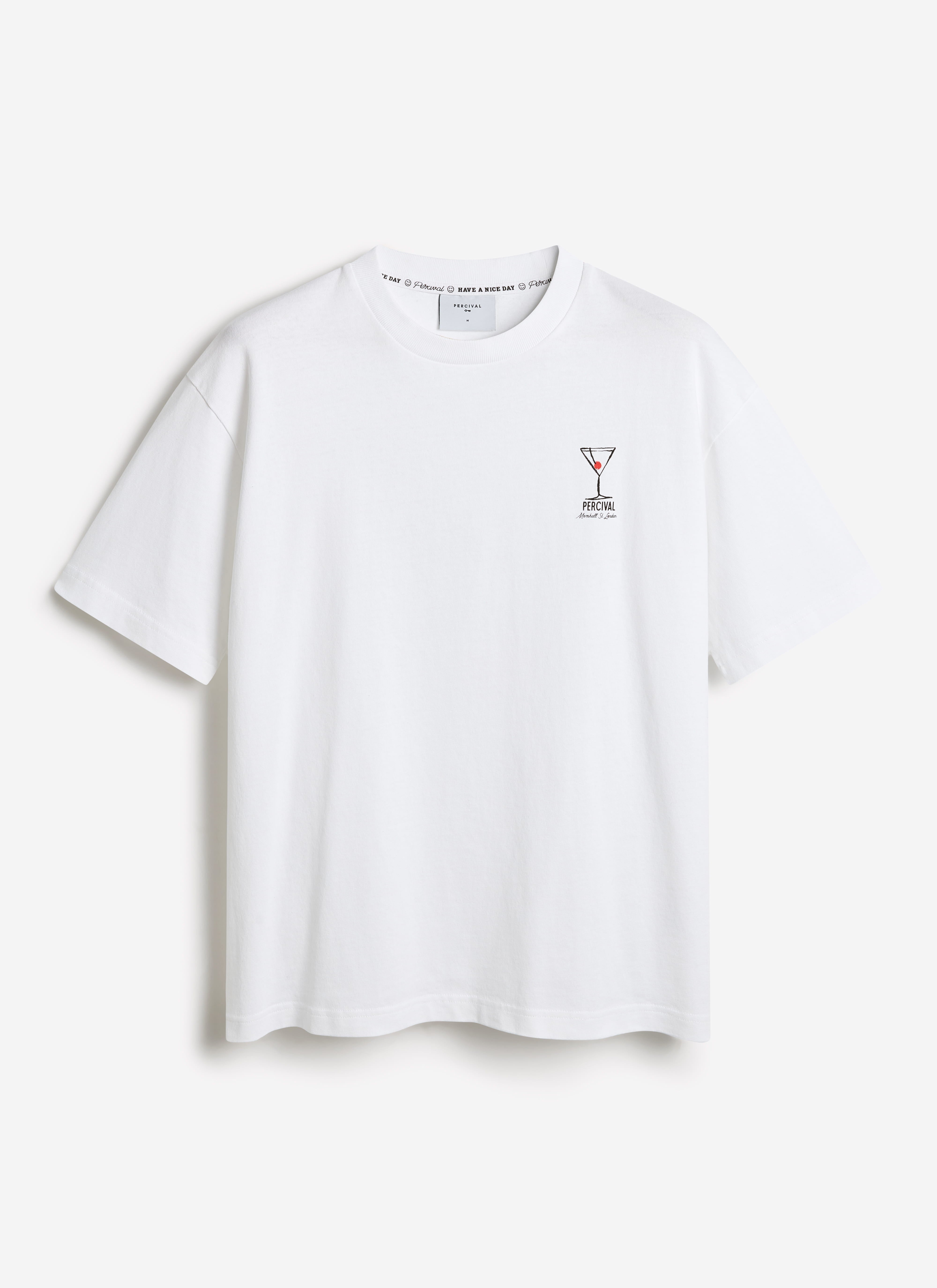 Men's Oversized T-Shirt | Perci & Rossi Martini | Organic Cotton