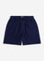 Towelling Shorts | Organic Cotton | Check Navy