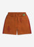 Nettle Shorts | Printed Linen | Brick