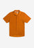 Towelling Cuban Shirt | Organic Cotton | Stripe Rust