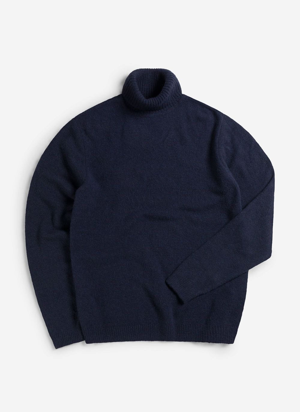 Men's Roll Neck Jumper | Alpaca Wool | Navy & Percival Menswear