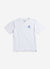 Wave Auxiliary T Shirt | Embroidered Organic Cotton | White