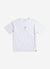 Koi Carp Oversized Auxiliary T Shirt | Embroidered Organic Cotton | White