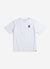 Galaxy Cat Auxiliary T Shirt | Embroidered Organic Cotton | White