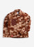 Jacquard Teddy Shell Overshirt | Wool | Rust
