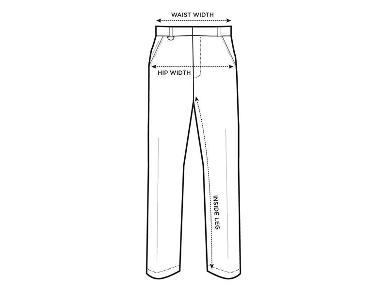 Men's Auxiliary Straight Leg Trousers | Twill | Black & Percival Menswear