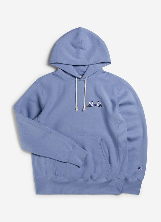hoodie champion bleu