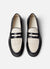 Nettle Penny Loafer | Duke + Dexter x Percival | Black with Cream