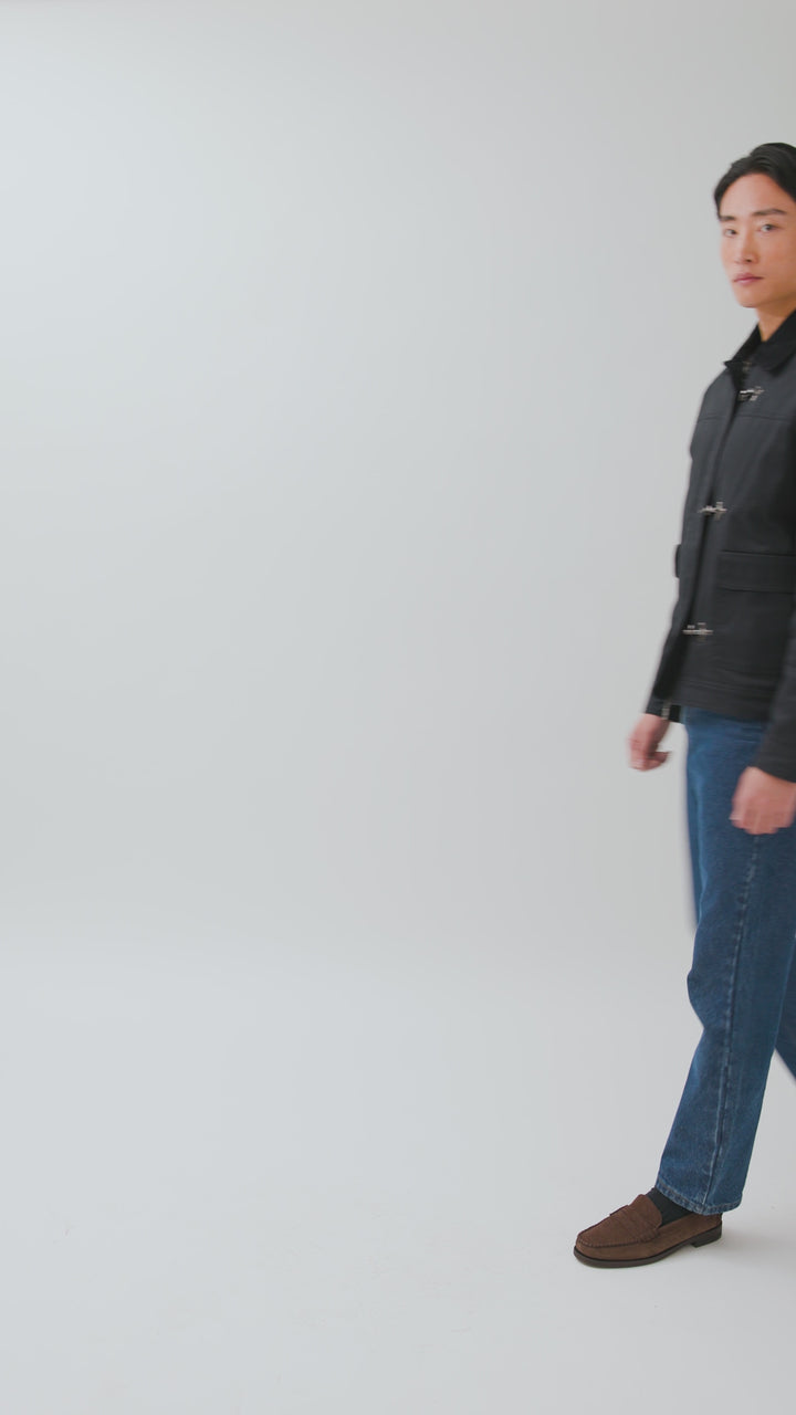 Fontane Wax Jacket | Navy