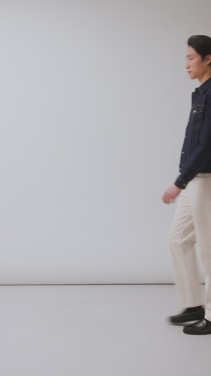 Western Trucker Jacket | Denim | Dark Indigo
