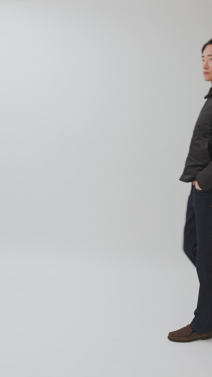 Doppio Bomber Jacket | Nylon | Black