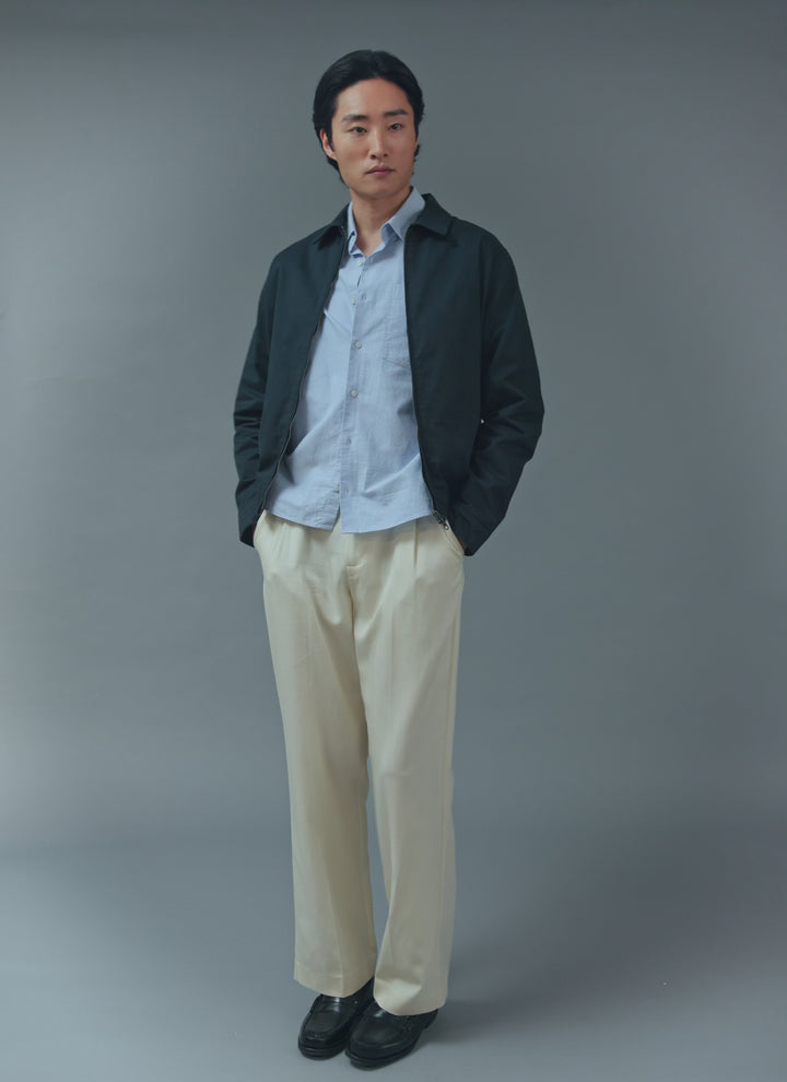 Leo Harrington Jacket | Cotton | Navy