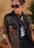 Fairy Tale Tapestry Cuban Linen Shirt | Black