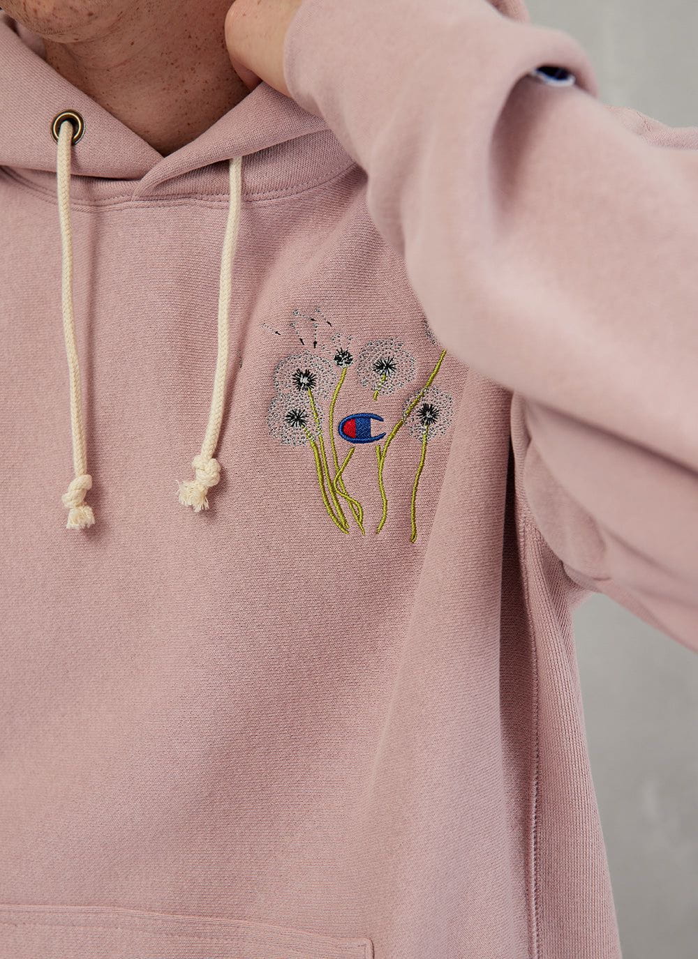 Rose gold champion best sale hoodie