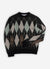 Argyle Mohair Crew Neck | Percival x Harry Lambert | Black
