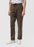 Mini Check Everyday Trousers | Wool Blend | Espresso