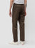 Mini Check Everyday Trousers | Wool Blend | Espresso