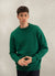 Crew Neck | Brushed Wool | Forest