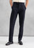 Tailored Straight Leg Trousers | Navy Wool