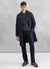 Tailored Straight Leg Trousers | Navy Wool