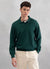 Negroni Knit Polo Jumper | Forest