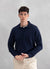 Negroni Knit Polo Jumper | Navy