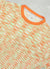 T Shirt | Mint with Orange Space Dye