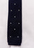 Polka Dot Silk Tie | Navy