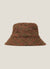 Moon Bucket Hat | Brown Check