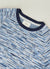 Moire Crew Neck | Blue