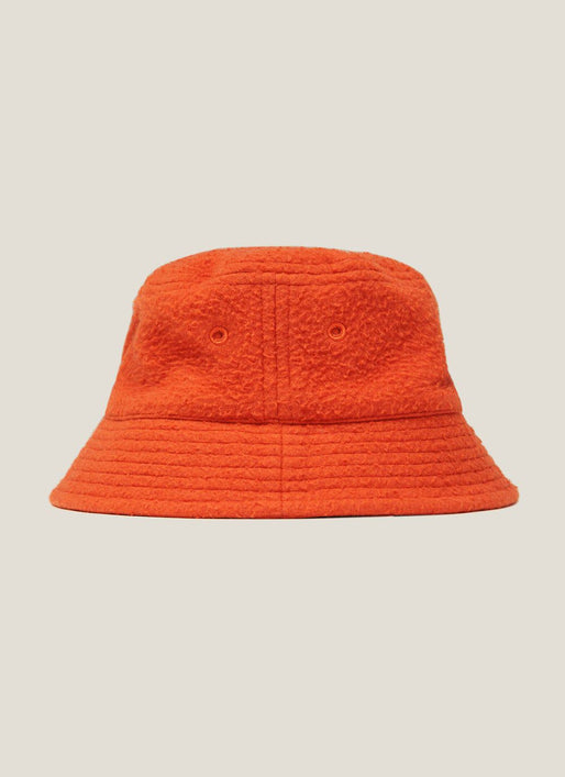 Men's Blanket Bucket Hat | Orange Casentino Wool & Percival Menswear