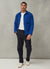 Straight Leg Trousers | Navy
