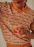 Munari Knitted Polo | CAMPARI x Percival | Tan