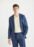 Tailored Linen Blazer | Navy