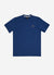 Percival Key T Shirt | Embroidered Organic Cotton | Indigo
