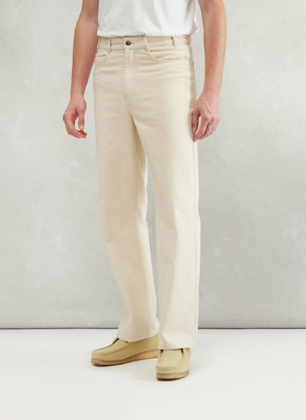 Buy Street One Vintage Pants Cream White Pants High Waist Light Online in  India  Etsy